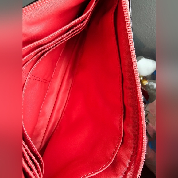 Coach Peyton Dream C Wristlet Leather Pomegranate F50590 EUC - Picture 5 of 13